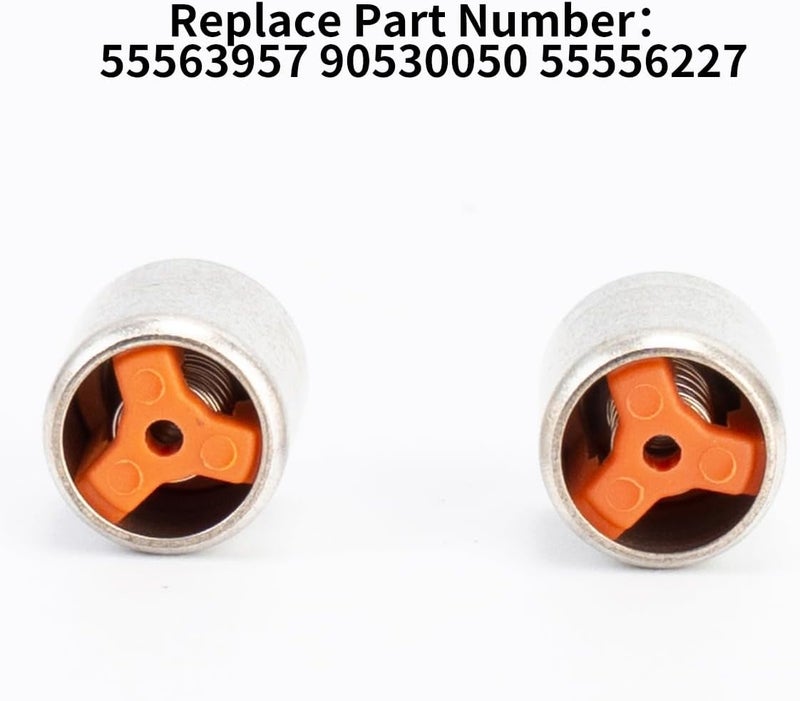 LesNau Car Original Oil By-pass Walve One-Way Valve 2PCS 55563957 for Chevrolets Cruze 1.6L 1.8L Epica 1.8 AVEO Engine New Oil Flow Red Opel Zafira Oil Check, Replace# 90530050 55556227, Orange - Image 4